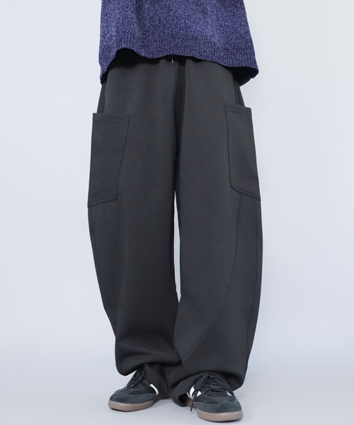 SPINNS（スピンズ） パンツ バルーンスウェットパンツ/カーブ・バレル