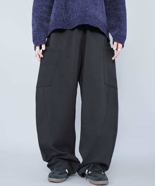 SPINNS（スピンズ） パンツ バルーンスウェットパンツ/カーブ・バレル
