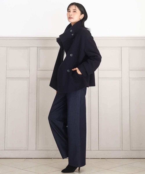 MK MICHEL KLEIN（エムケー ミッシェルクラン） ステンカラーコート