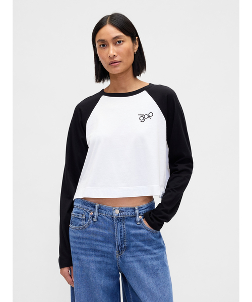 GAP（ギャップ） tシャツ リラックスフィット ラグランスリーブ 