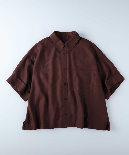 「HONEYSUCKLE ROSE」 半袖シャツ M ブラック レディース_画像4
