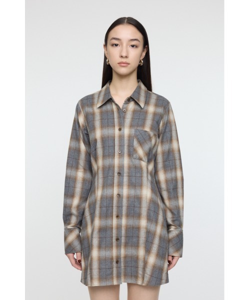 MOUSSY（マウジー） ワンピース CHECK SHIRT ドレス : ZOZOTOWN Yahoo