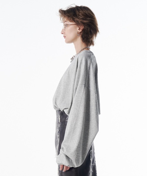 JOSE MOON（ジョゼムーン） tシャツ OVER PRINT LONG TSHIRT/オーバー