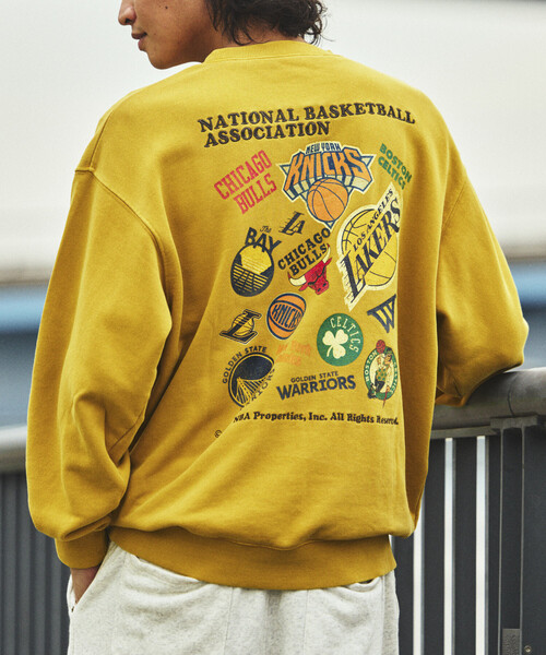NBA トレーナー スウェット 別注ランダムチーム バックロゴ クルー
