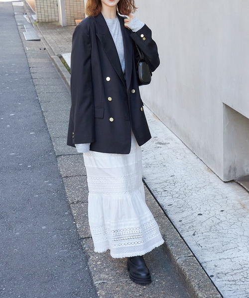 ジャーナルスタンダード　ダブルブレストジャケット JOURNAL STANDARD（ジャーナルスタンダード）の「WOOL MAT ダブル