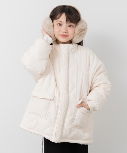 JAM & LINK コート アウター リバーシブル中綿ボアジャケット キッズ