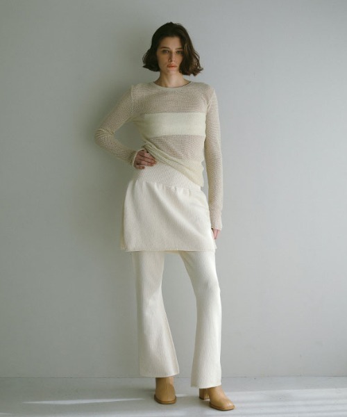 「ETRE TOKYO」 長袖ニット FREE ベージュ レディース_画像2