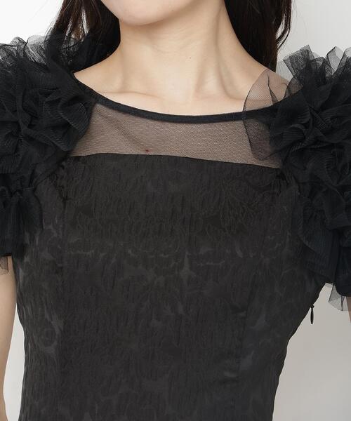 AND COUTURE（アンドクチュール） ドレス フリルチュールショルダー