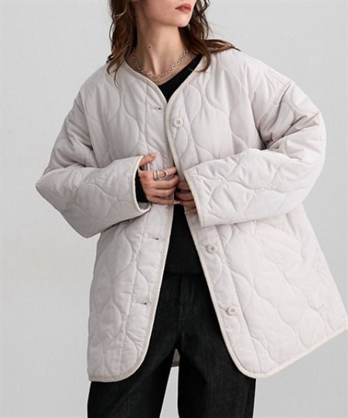 Soiunique（スワユニーク） ノーカラーコート コート ノーカラー