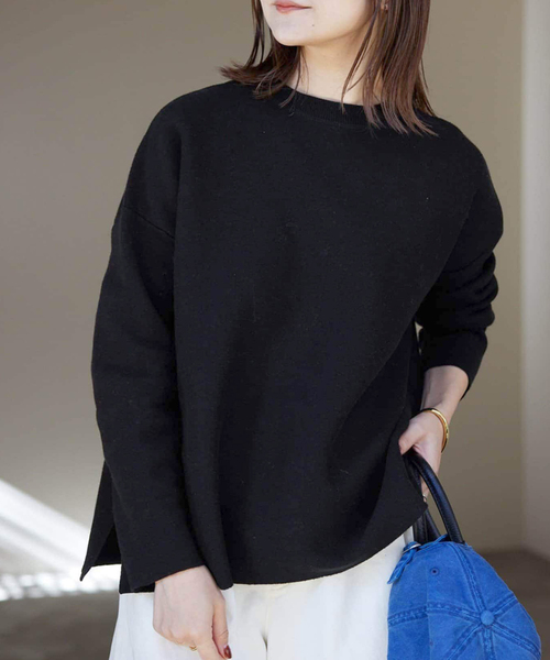 SLOBE IENA（スローブイエナ） 長袖ニット FREE ブラック レディース