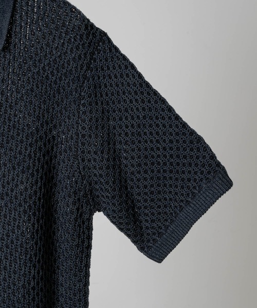 「soerte」 半袖ニット 1 ブラック メンズ_画像6