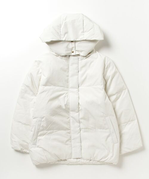 NANO universe（ナノ・ユニバース） ダウンジャケット FREE アイボリー