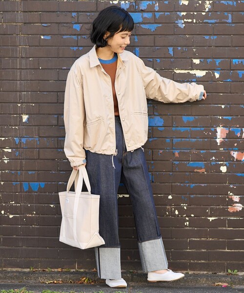 「FREAK'S STORE」 デニムパンツ MEDIUM ネイビー レディース_画像4
