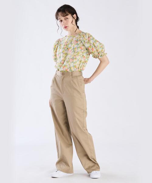 「To b. by agnes b.」 チノパンツ 38 ベージュ レディース_画像6