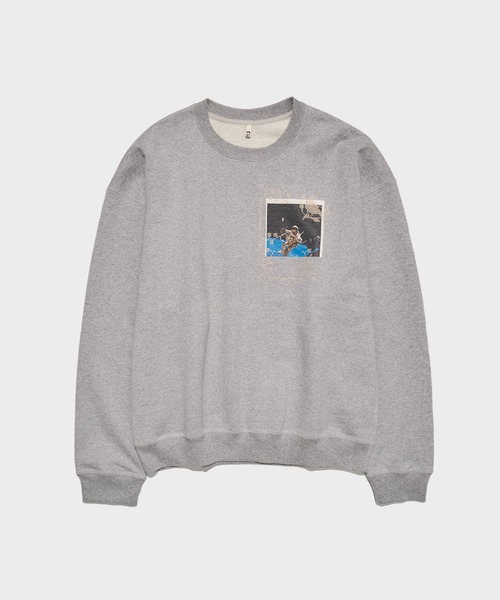 トレーナー スウェット 「KHOKI / コッキ」Embroidery and print design sweat shirt メンズ