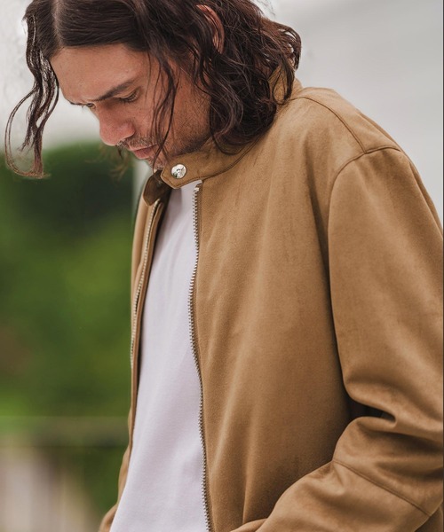 「CAMBIO」 ブルゾン L ベージュ メンズ_画像9