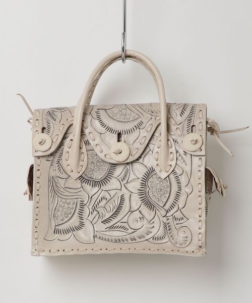 Carving Tribesバック CARVING TRIBES ハンドバッグ - ベージュ レディース : ZOZOTOWN Yahoo