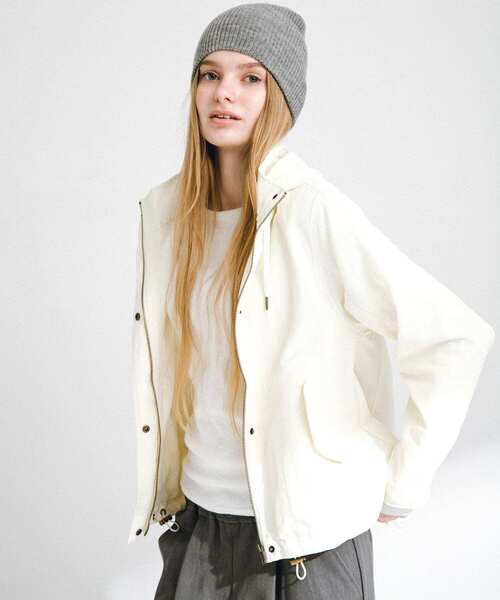 「URBAN RESEARCH Sonny Label」 マウンテンパーカー 38 オフホワイト レディース_画像4