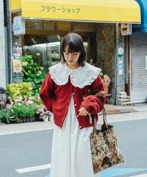 「kutir」 長袖ワンピース SMALL レッド レディース_画像2