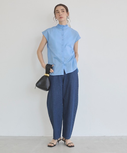 「ANGIE」 デニムパンツ LARGE ネイビー レディース_画像4