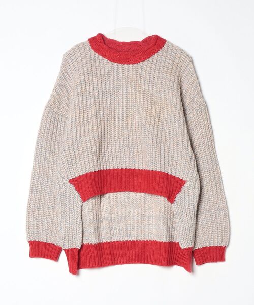 PAMEO POSE ニットビスチェ PAMEO POSE パメオポーズ チェック柄 ニットビスチェ 中古・古着通販