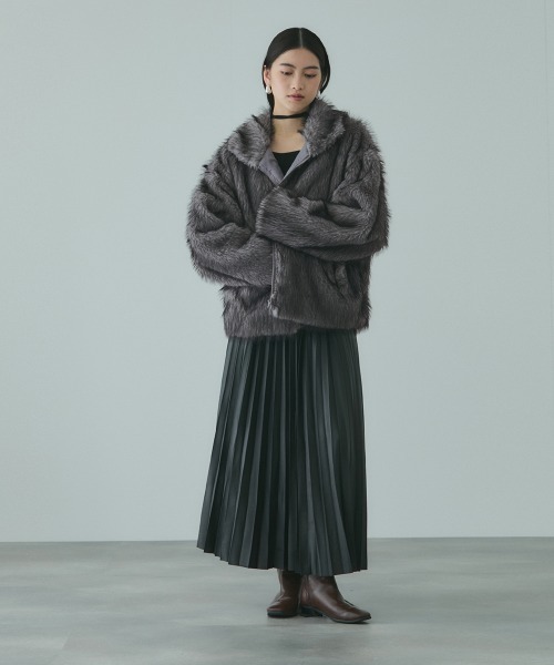 VICKY（ビッキー） コート アウター フェイクファージャケット