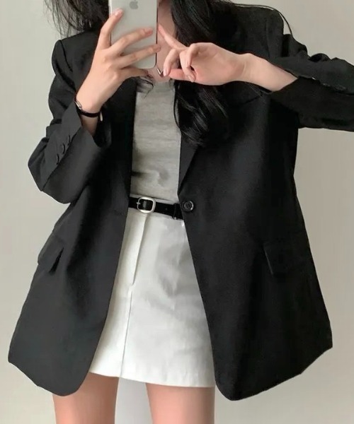 「LADY LIKE」 テーラードジャケット S アイボリー レディース_画像4