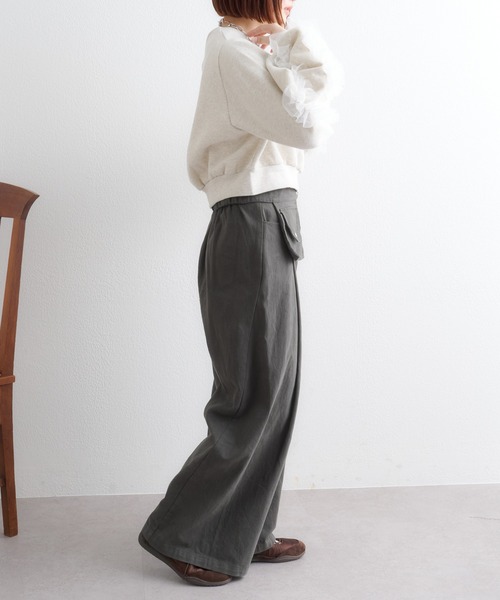 w closet（ダブルクローゼット） tシャツ チュールフリルスウェット