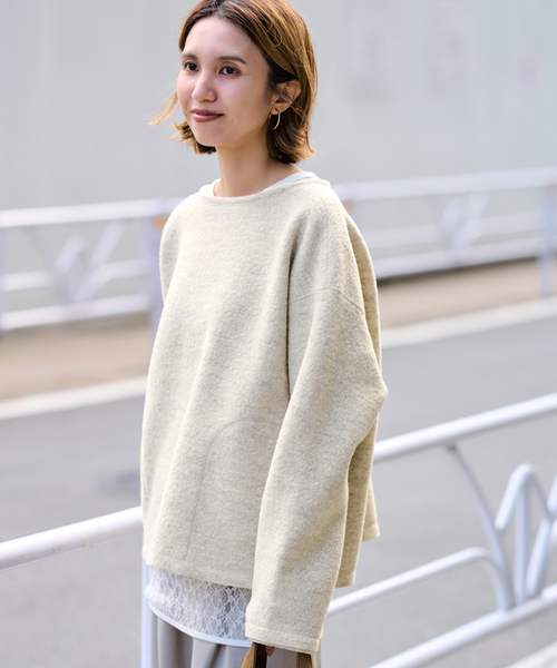 FRAMeWORK（フレームワーク）の「WOOLブレンドボアコート（ブルゾン