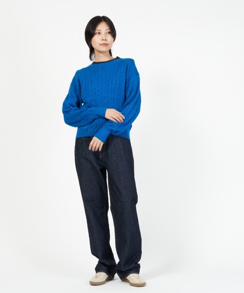 「THE SHINZONE」 長袖ニット FREE オレンジ レディース_画像5