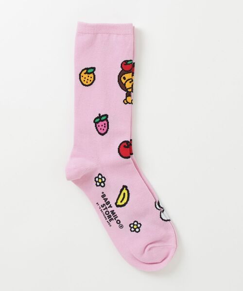 A BATHING APE（アベイシングエイプ） 靴下 BABY MILO SOCKS #2 メンズ
