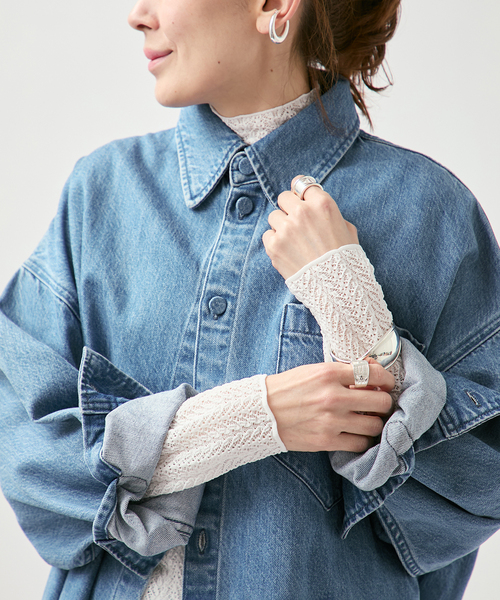 VERMEIL par iena（ヴェルメイユパーイエナ） ニット セーター レース