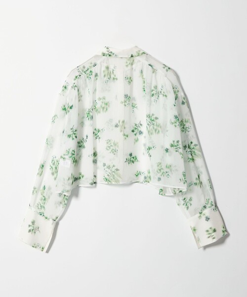 エメルリファインズ EMフラワービーズシアープルオーバー カットソー 半袖 白 UNITED ARROWS LTD. OUTLET｜<EMMEL REFINES>EM フラワービーズ シアー