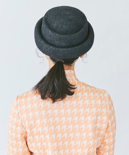 「kaorinomori」 ハット M/57.5cm ライトベージュ レディース_画像6