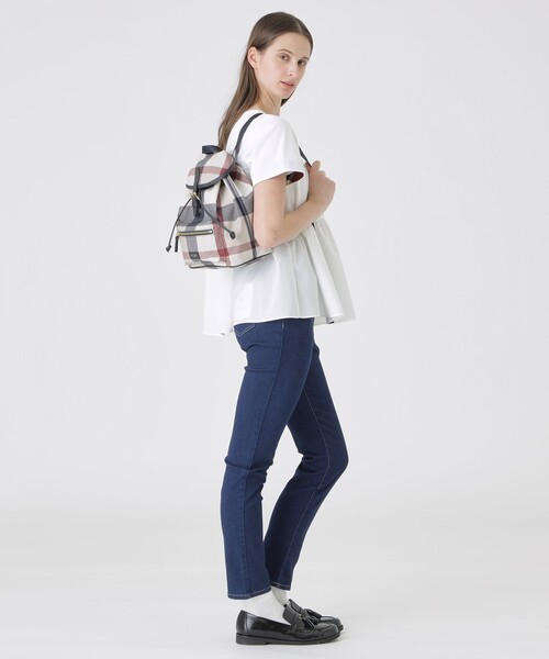 デイバック リュック クレストブリッジチェックPVCバックパック レディースの画像
