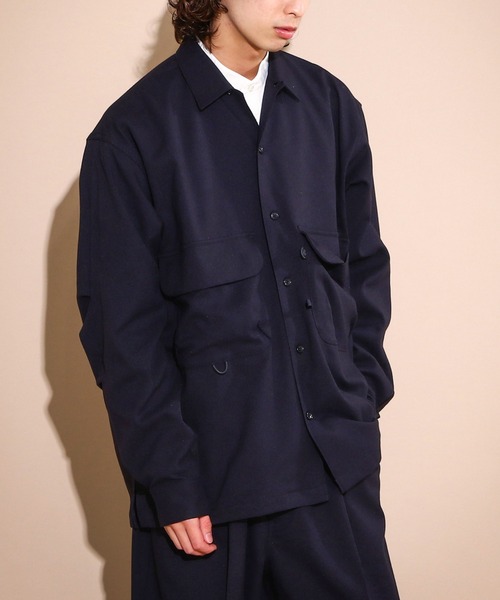 DAIWA PIER39（ダイワ ピア39） 長袖シャツ LARGE ネイビー メンズ