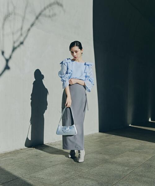 「PROPORTION BODY DRESSING」 タイトスカート MEDIUM ピンク レディース_画像3
