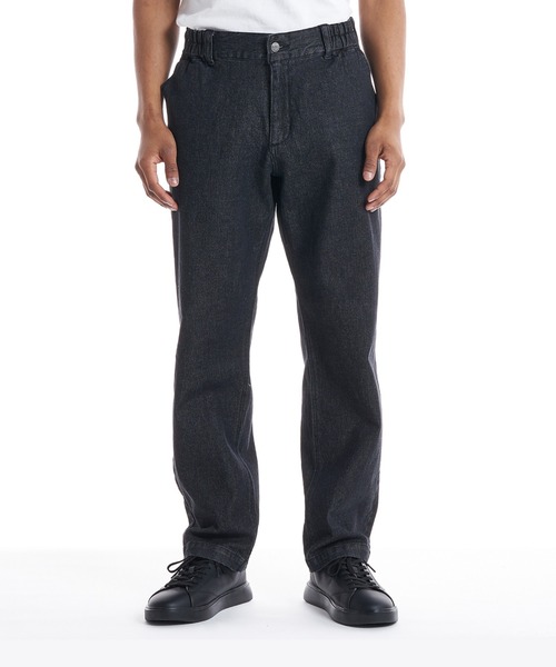「Quiksilver」 デニムパンツ MEDIUM ブラック メンズ_画像4