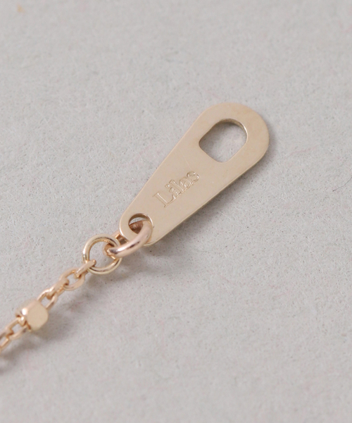 ネックレス メレダイヤバチカングリーンアメジスト55cmネックレス K10 レディースの画像