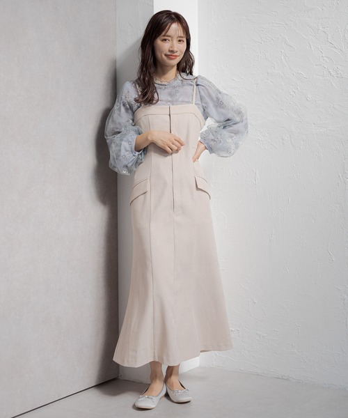 「mysty woman」 長袖ブラウス FREE ピンクベージュ レディース_画像7