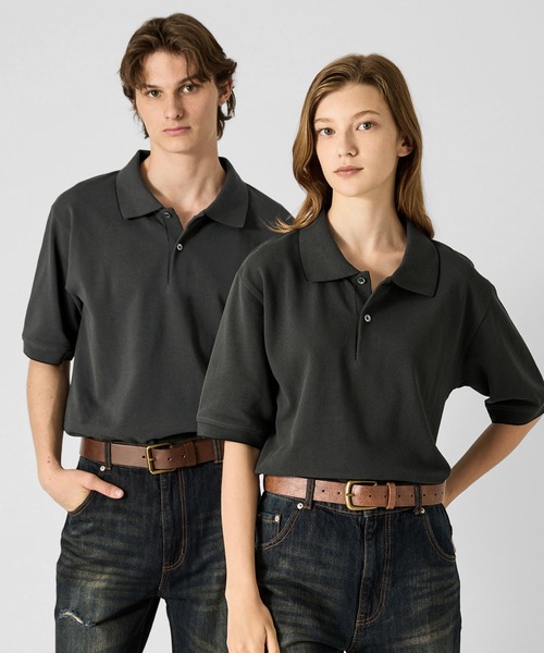 CLEL（クレイル） ポロシャツ 「CLEL」Giza Cotton Kanoko Polo Shirt