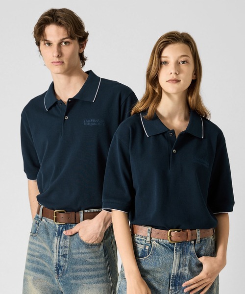 CLEL（クレイル） ポロシャツ 「CLEL」Giza Cotton Kanoko Polo Shirt