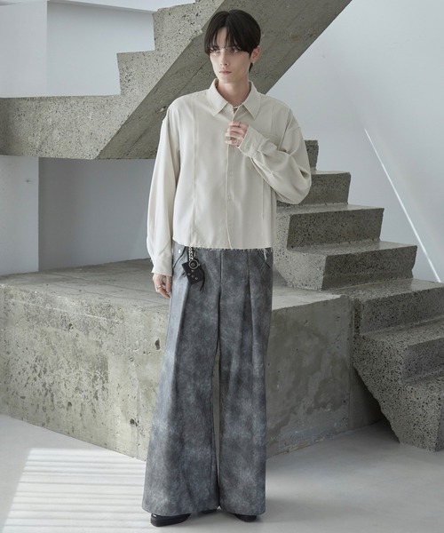 「Spielio」 長袖シャツ L アイボリー メンズ_画像9