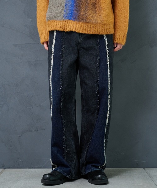 jieda デニム ブラック 中古・古着通販】Jieda (ジエダ) SUPER WIDE 