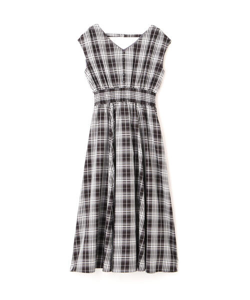 「PROPORTION BODY DRESSING」 ノースリーブワンピース MEDIUM カーキ レディース_画像9