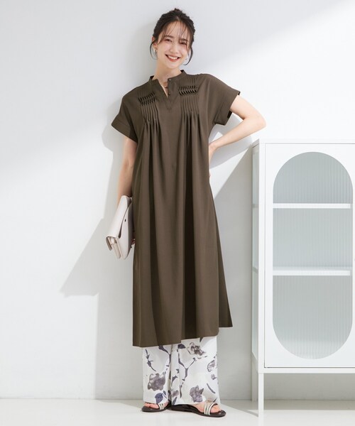 SHOO・LA・RUE（シューラルー） ワンピース 半袖 「S-LL/洗濯機可