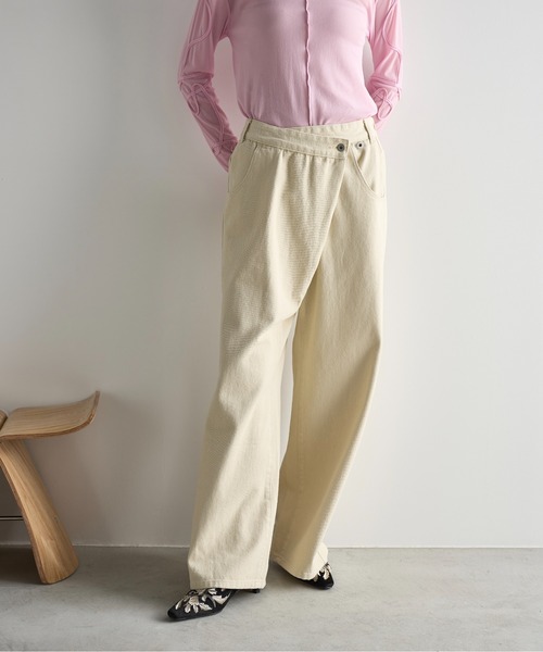 「THE YOn」 デニムパンツ S ライトブルー レディース_画像2