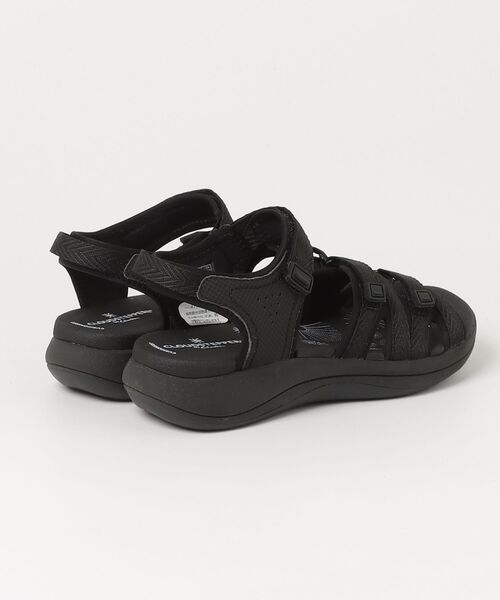 Clarks（クラークス） フラットサンダル UK3.5 ブラック レディース