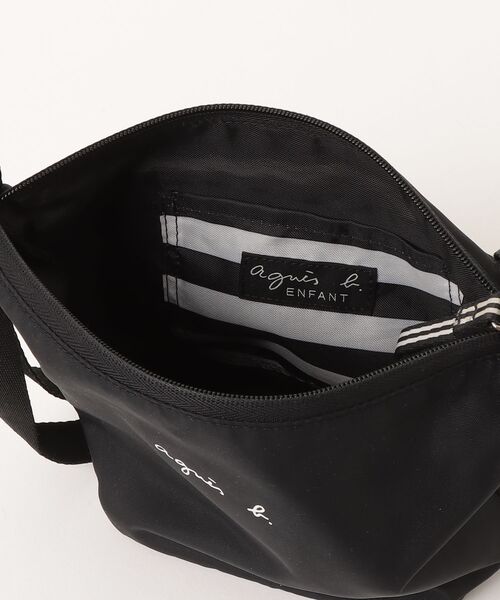 agnes b. ショルダーバッグ 新品未使用 タグ付き agnes b.（アニエスベー） ワンポイントショルダーバッグ - ブラック