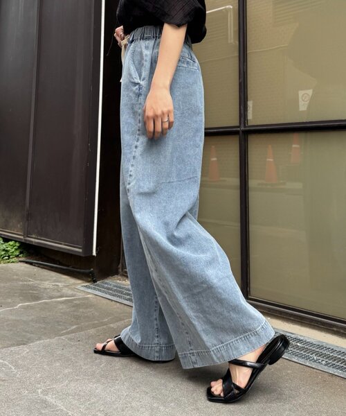 「CIAOPANIC TYPY」 デニムパンツ X-LARGE ブルー レディース_画像5